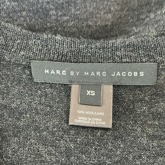 Marc by Marc Jacobs charcoal knit and beaded cardigan XS - Picture 4 of 4